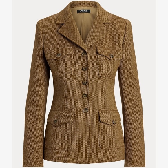 Polo Ralph Lauren Jackets & Blazers - Lauren Ralph Lauren
WOOL BLEND TWILL BLAZER - Blazer - brown multi